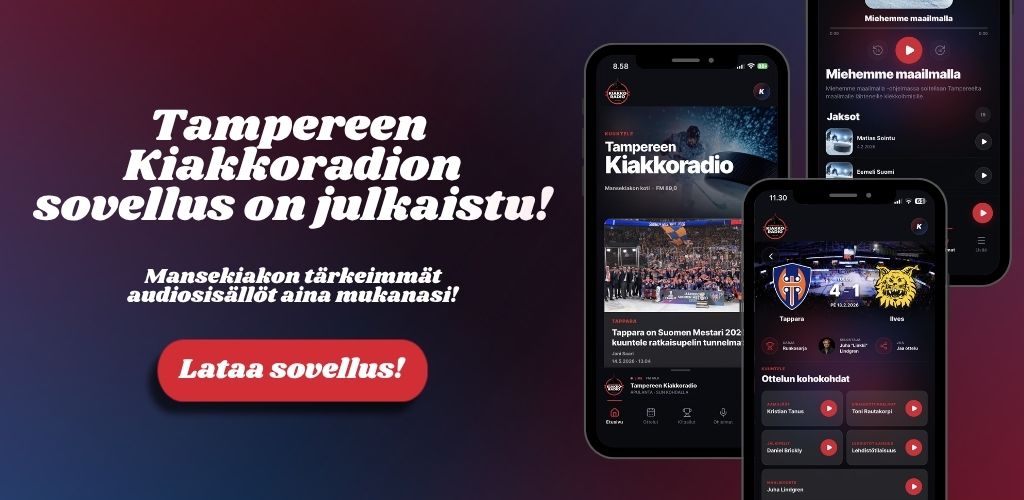 Kiakkoradion sovellus on julkaistu - lataa sovellus